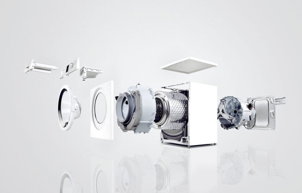 ドラム式洗濯機の分解